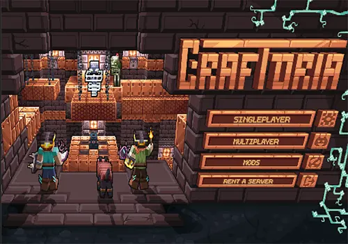 Craftoria main screen